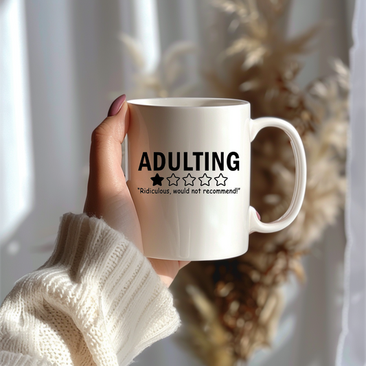 1 Star Adulting, 15oz Coffee Mug